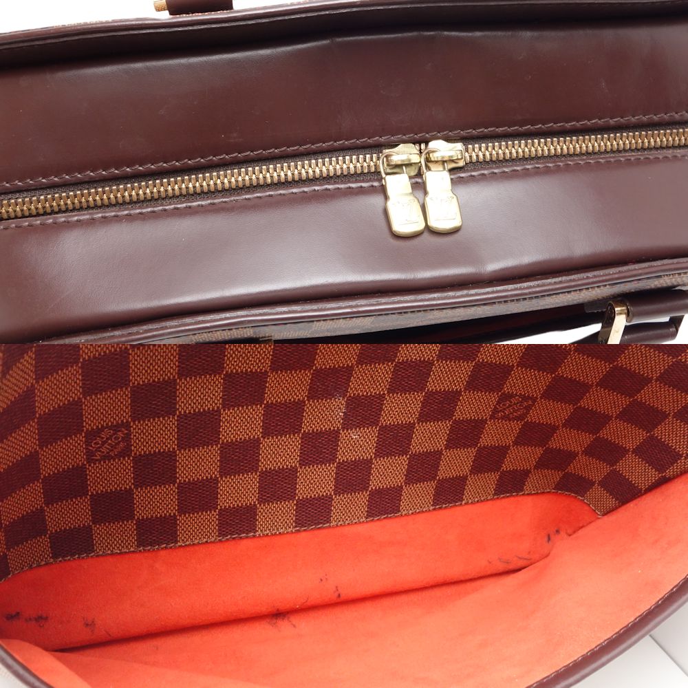Louis Vuitton Damier Saria Horizontal Tote Bag Ebene