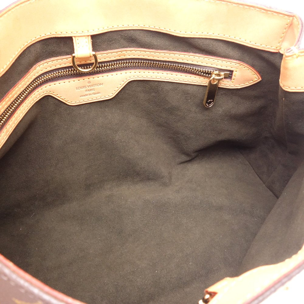 Louis Vuitton Monogram Wilshire PM Handbag Brown