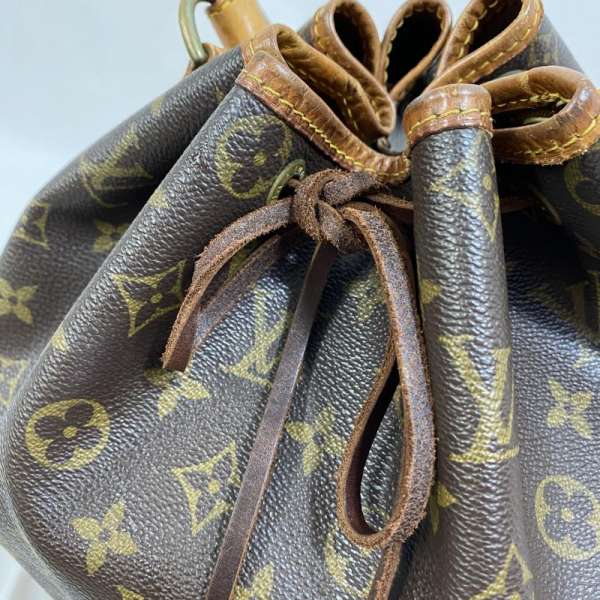 Louis Vuitton Monogram Noe Drawstring Bag Brown
