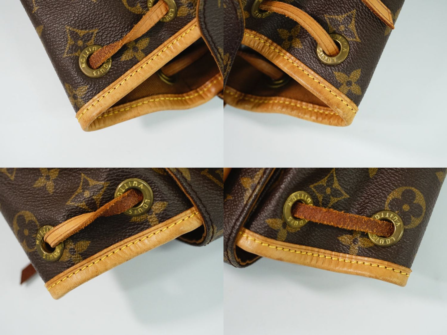 Louis Vuitton Mini Montsouris Monogram Rucksack Backpack Bag Brown