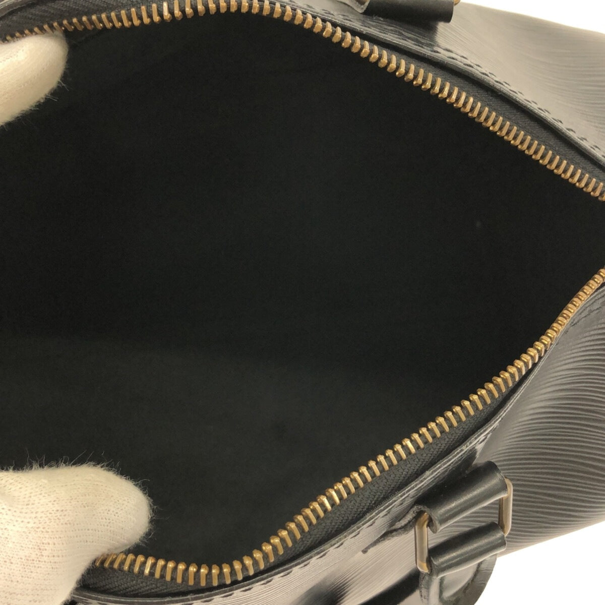 Louis Vuitton Speedy 25 Handbag Noir (Gold Hardware) Leather