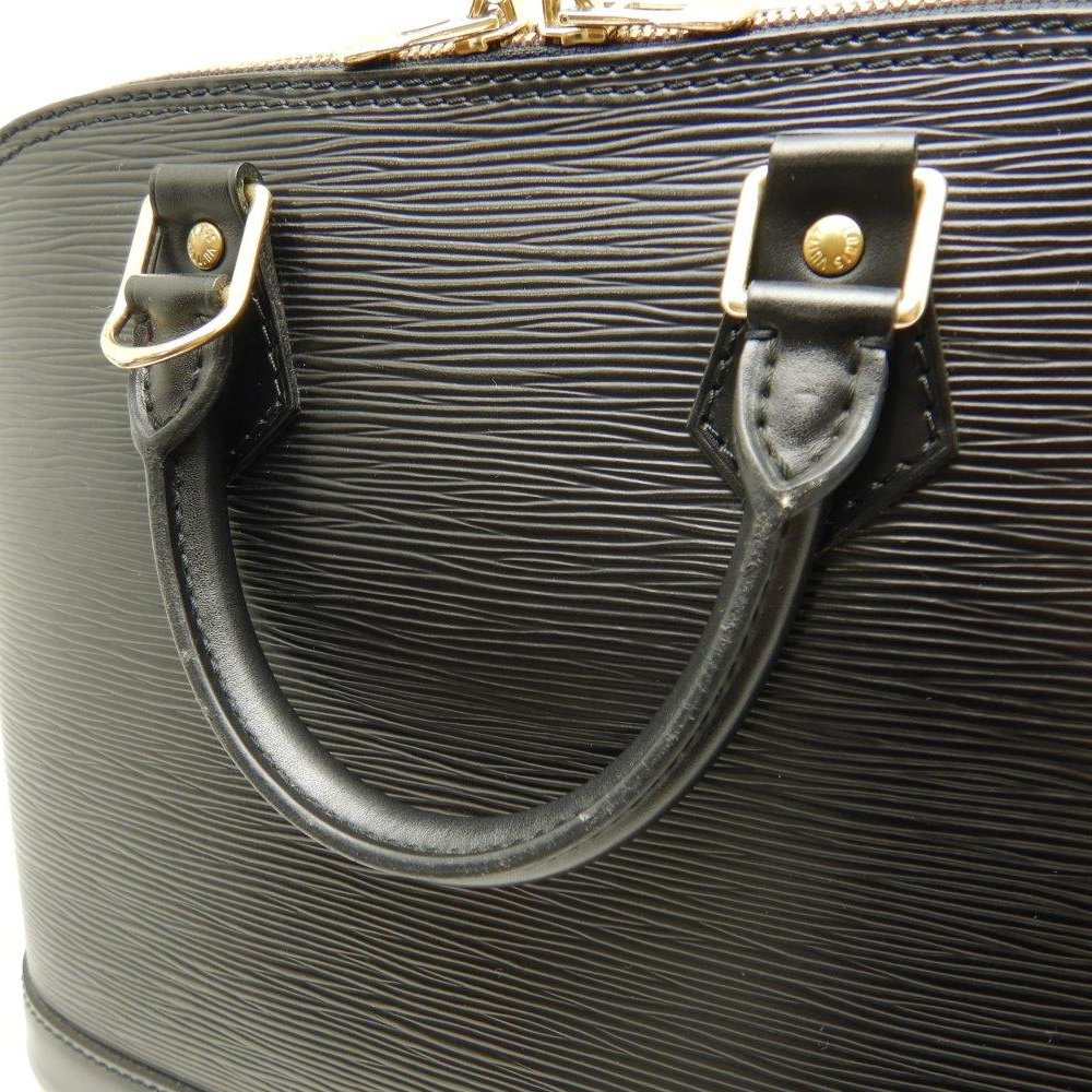 Louis Vuitton Epi Alma Noir Handbag Black