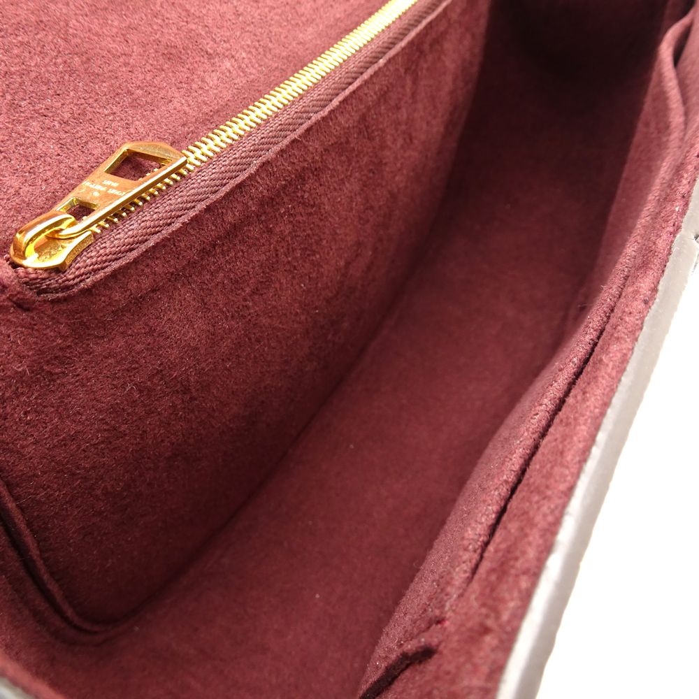 Louis Vuitton Damier Wight Bordeaux Chain Shoulder Bag