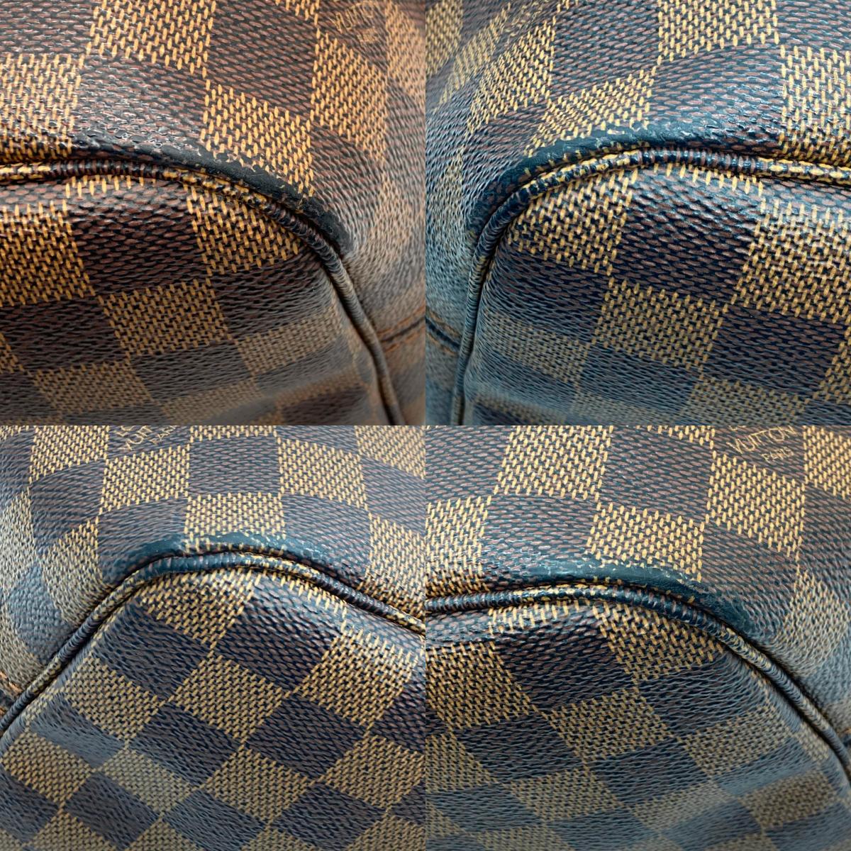 Louis Vuitton Neverfull MM Tote Bag Coated Canvas Damier
