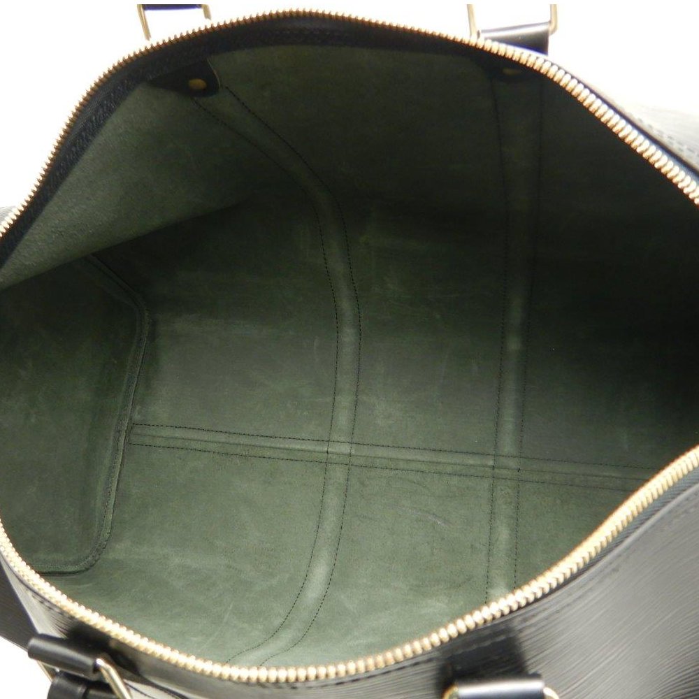 Louis Vuitton Epi Keepall 50 Noir Boston Bag Black