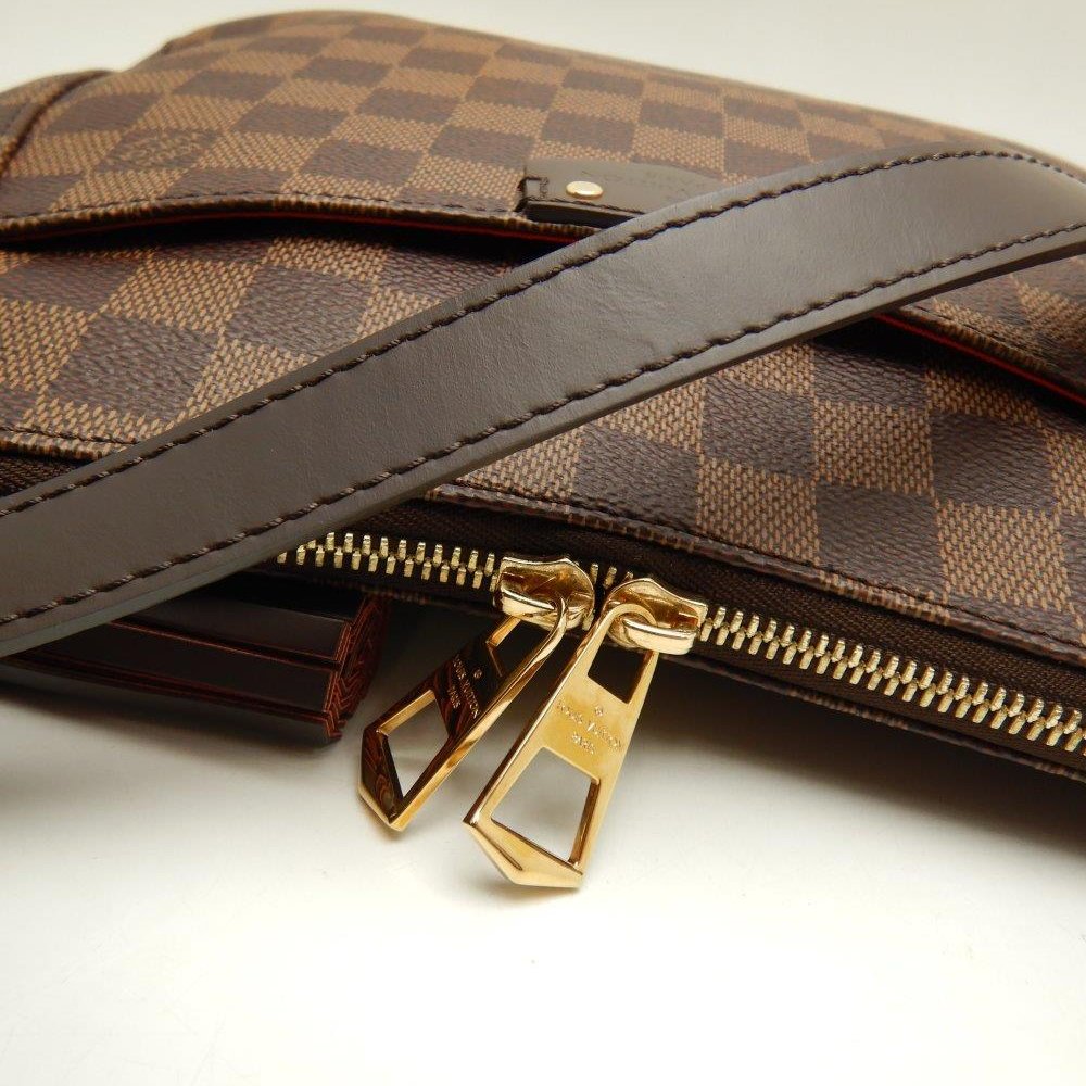 Louis Vuitton Damier South Bank Ebene Diagonal Shoulder Brown