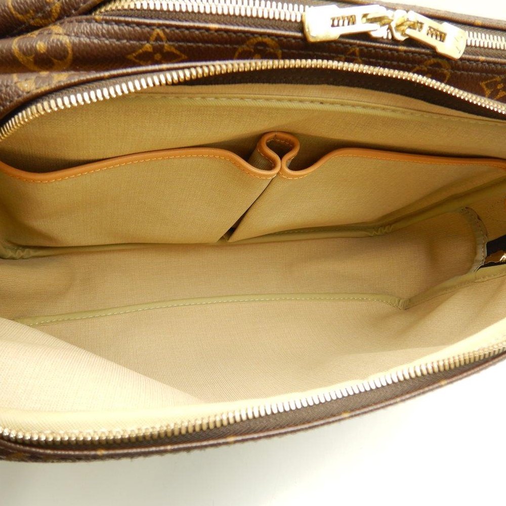 Louis Vuitton Monogram Reporter GM Brown