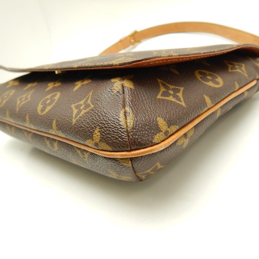 Louis Vuitton Monogram M tte Tango Short Shoulder Bag Brown