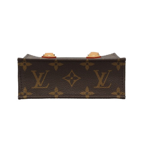 Louis Vuitton Shoulder Bag Monogram Petite Sac Plat Brown
