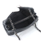Chanel Mademoiselle Bowling Chain Shoulder Bag Caviar Skin Black