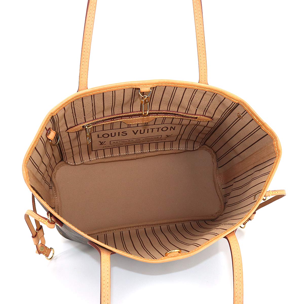 Louis Vuitton Monogram Neverfull PM Tote Bag Brown