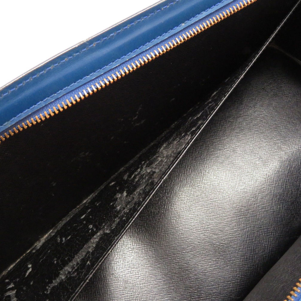 Louis Vuitton Epi Sac Triangle Blue Handbag Bag