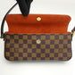 Louis Vuitton Damier Recoleta Ebene Handbag