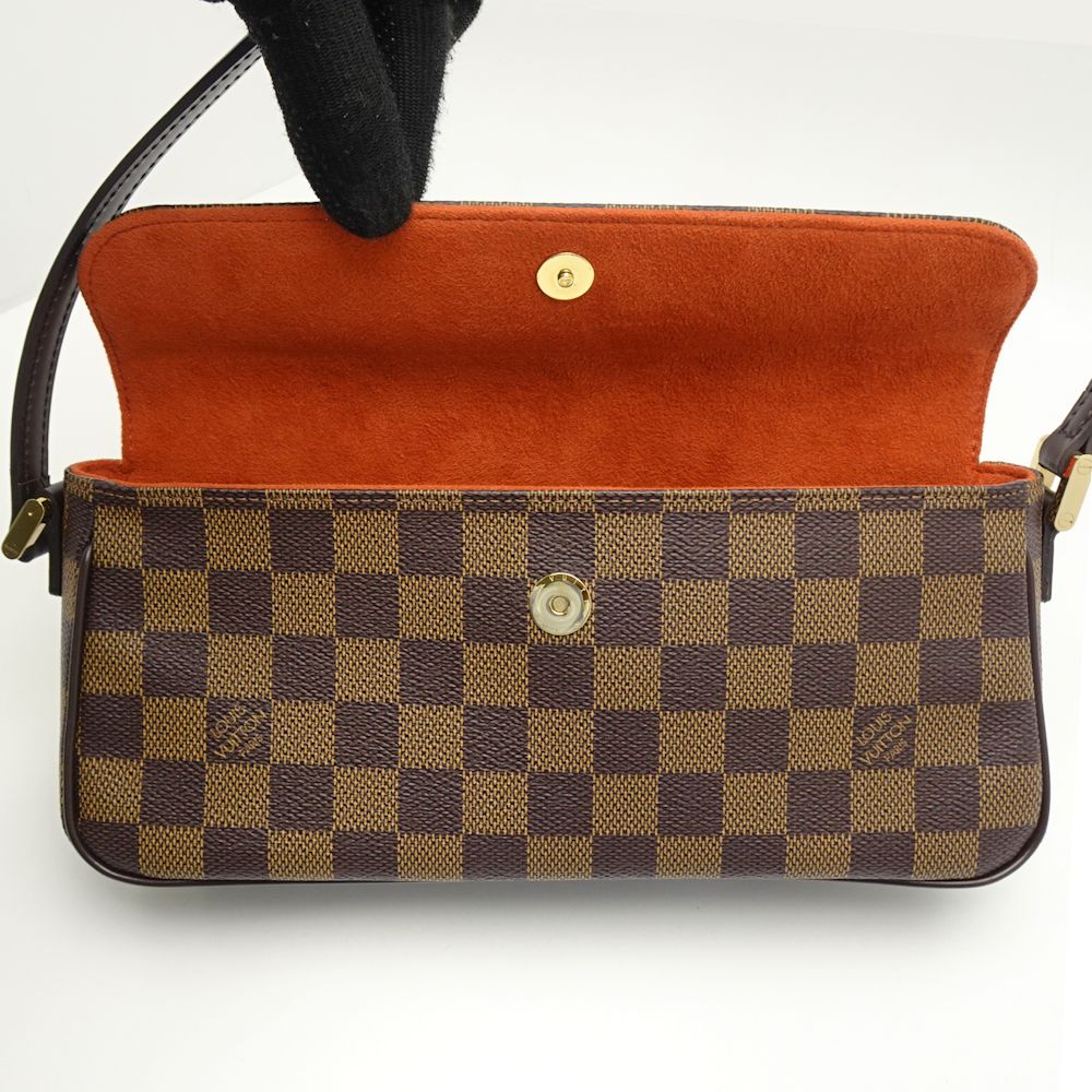 Louis Vuitton Damier Recoleta Ebene Handbag