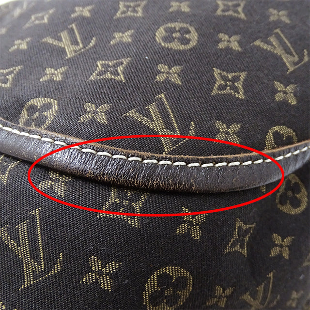 LOUIS VUITTON Denim Mahina XS Black Shoulder Bag Black