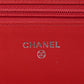 Chanel Timeless Wallet on Chain Red Orange Caviar Leather CC Crossbody Bag