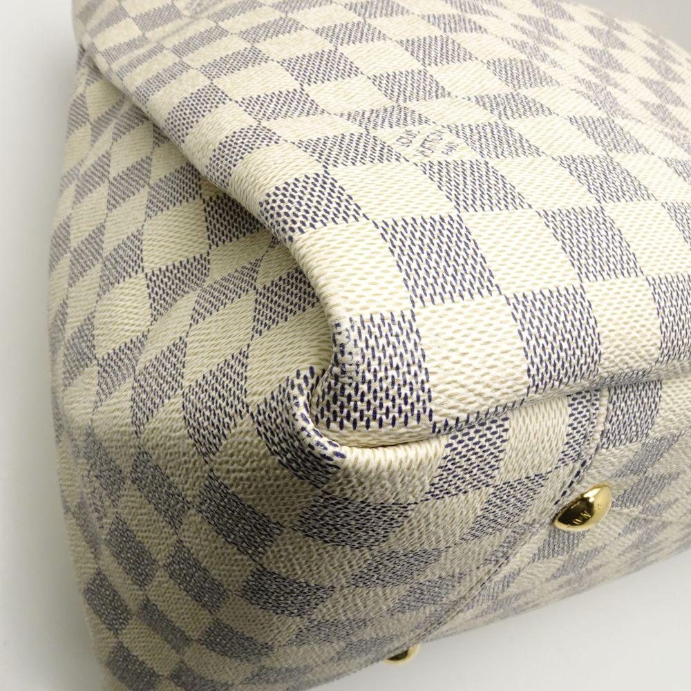 Louis Vuitton Damier Azur Artsy MM Shoulder ToteBag
