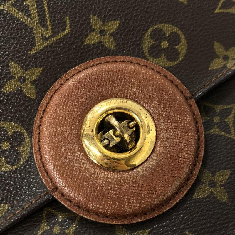 Louis Vuitton Raspail Monogram Shoulder Bag Brown