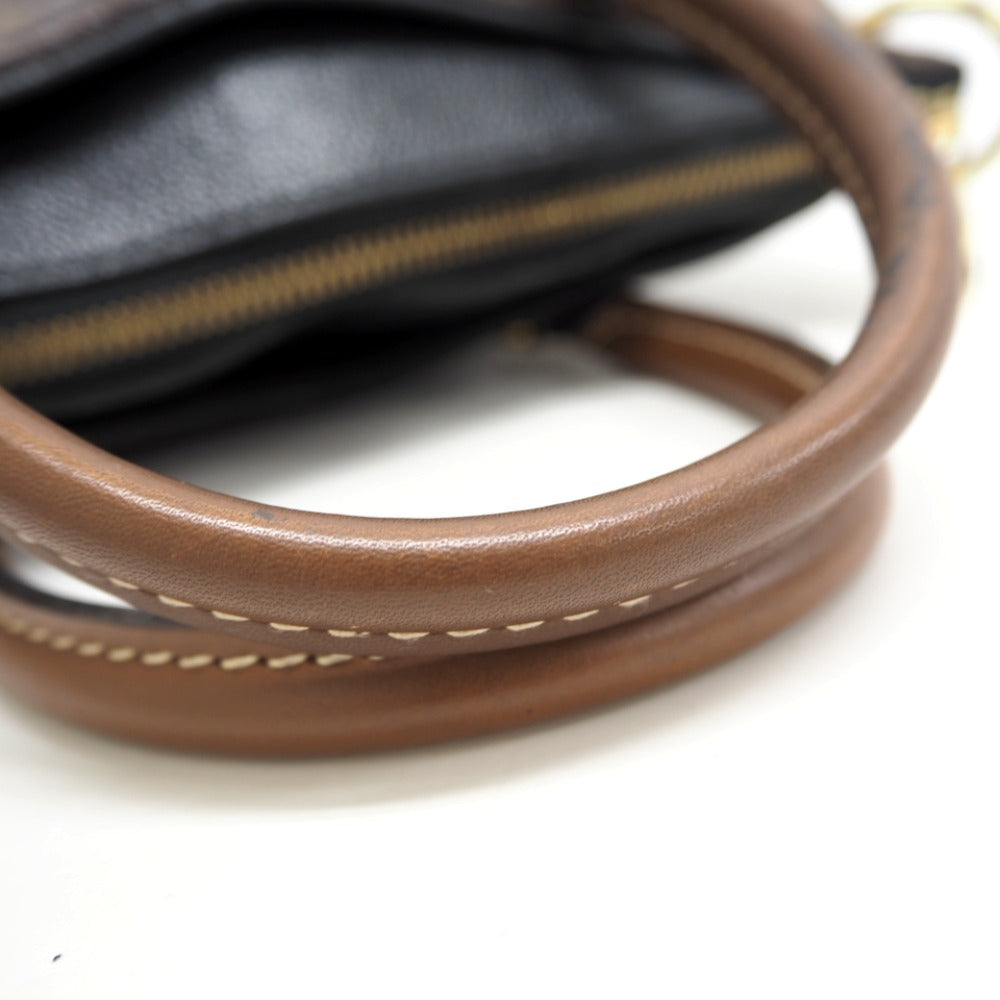 Louis Vuitton Pallas BB Monogram Shoulder Bag Brown