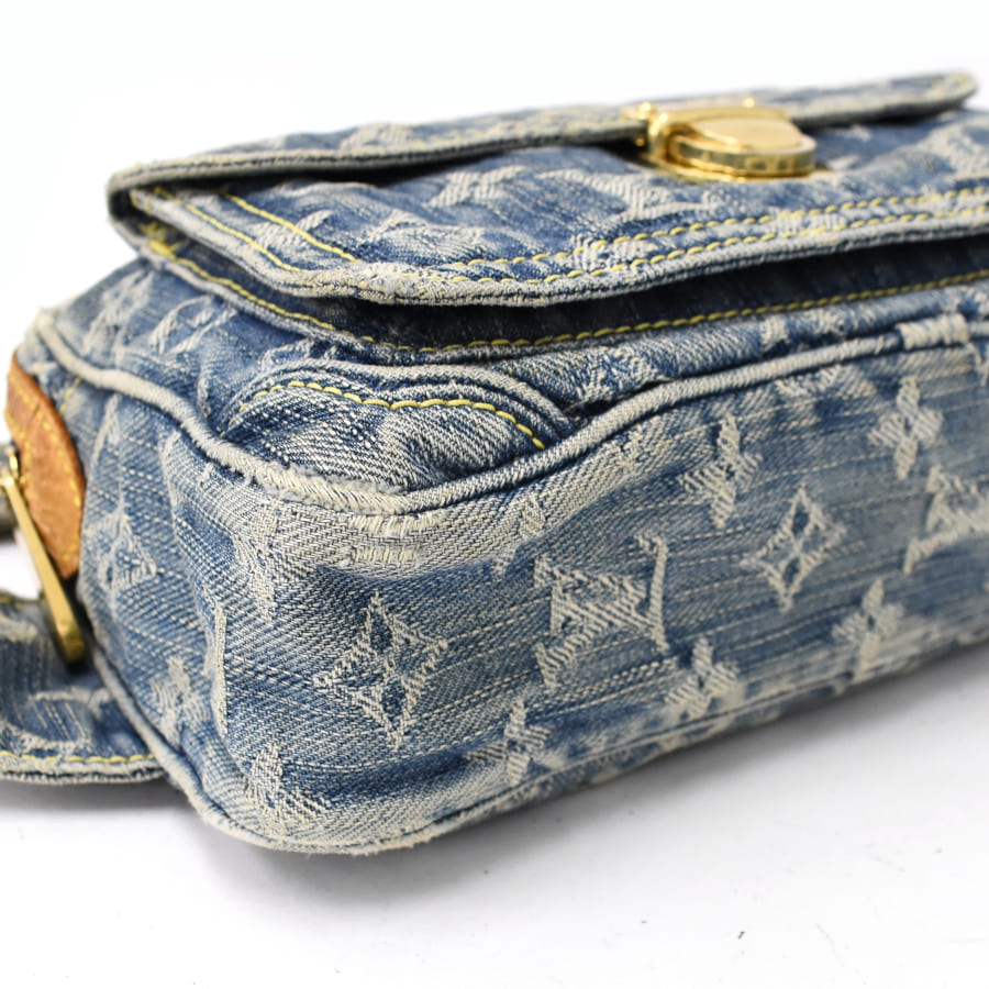Louis Vuitton Bum Bag Body Bag Monogram Denim Blue