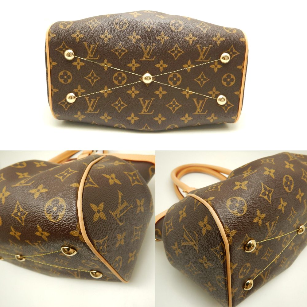Louis Vuitton Monogram Tivoli PM Handbag Brown