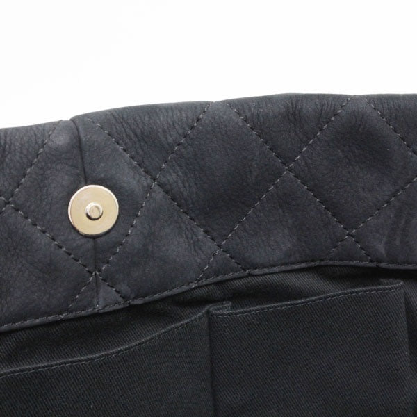 Chanel Chain Shoulder Bag Nubuck Black Tote Bag