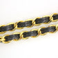 Chanel Chain Shoulder Bag Tassel Matelasse Lambskin Black
