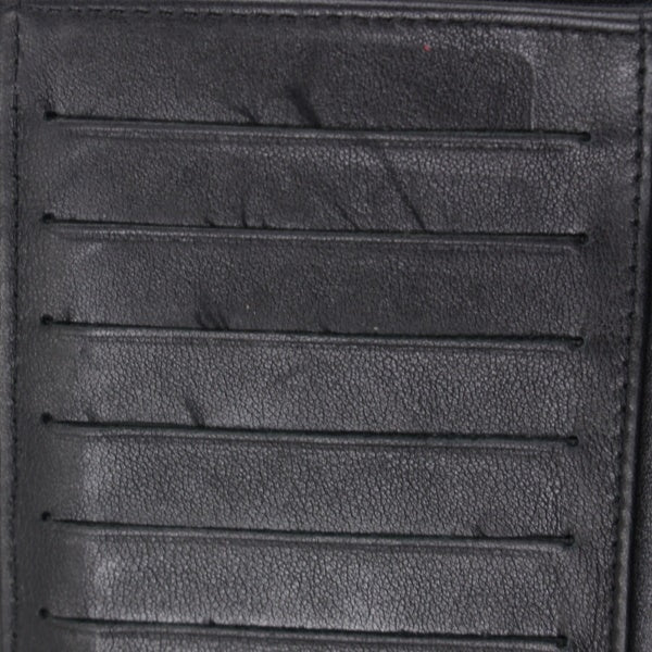 Chanel Matelasse Long Wallet Black Enamel Patent