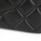Chanel Chain Shoulder Bag Matelasse 30 Lambskin Black