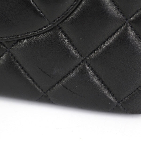 Chanel Chain Shoulder Bag Matelasse 30 Lambskin Black