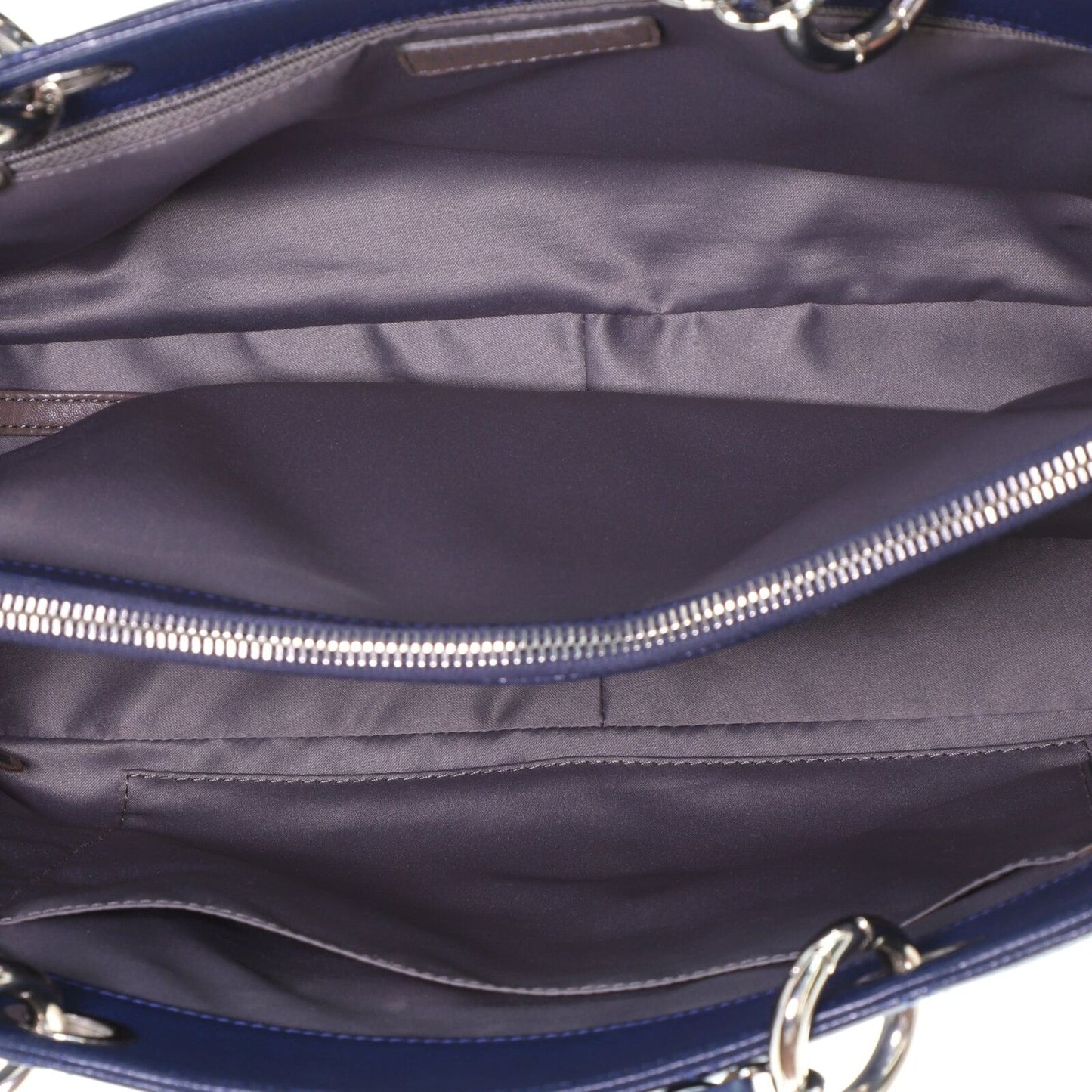 Chanel Grand Shopping Tote Quilted Caviar Blue