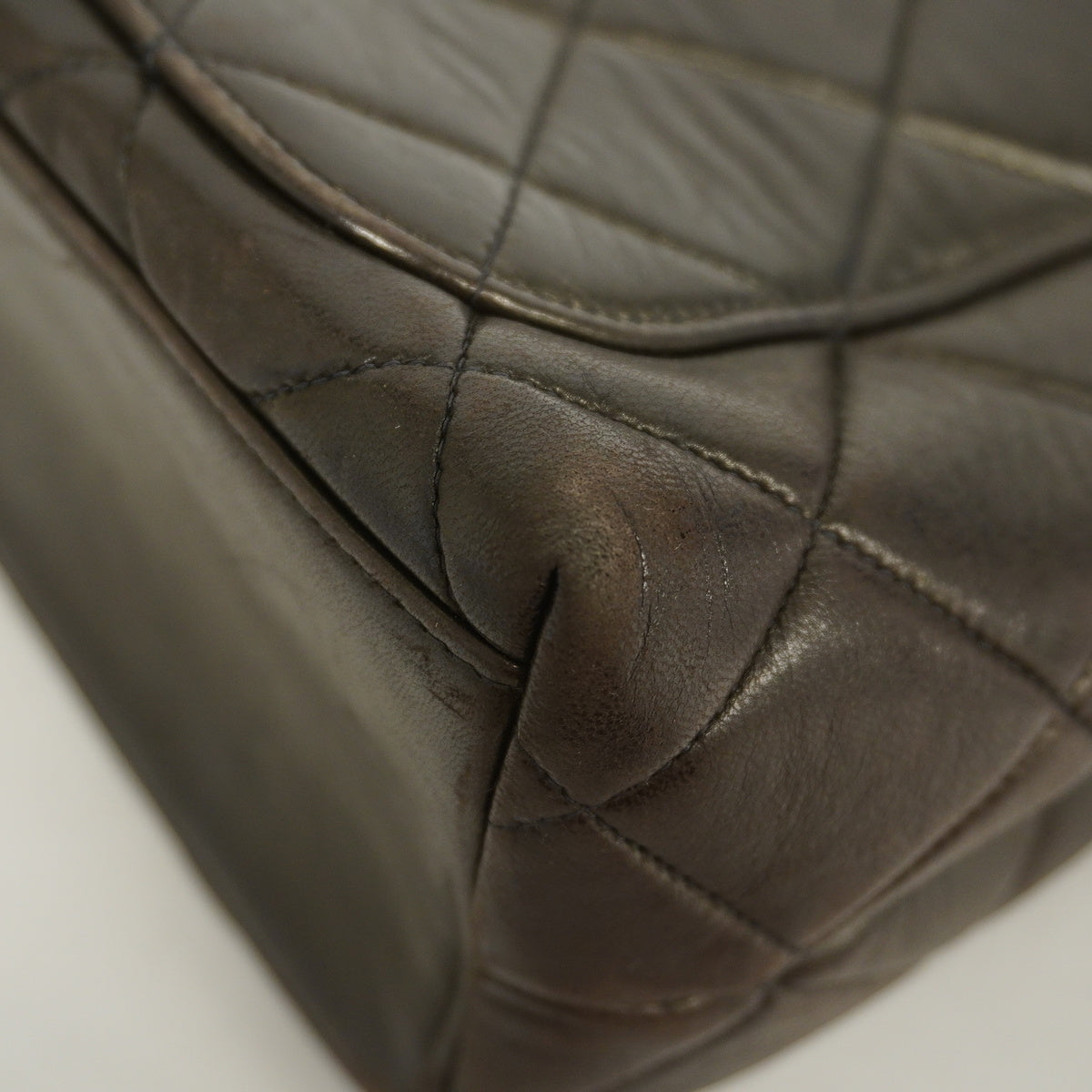 Chanel Shoulder Bag Matelasse Chain Lambskin Black