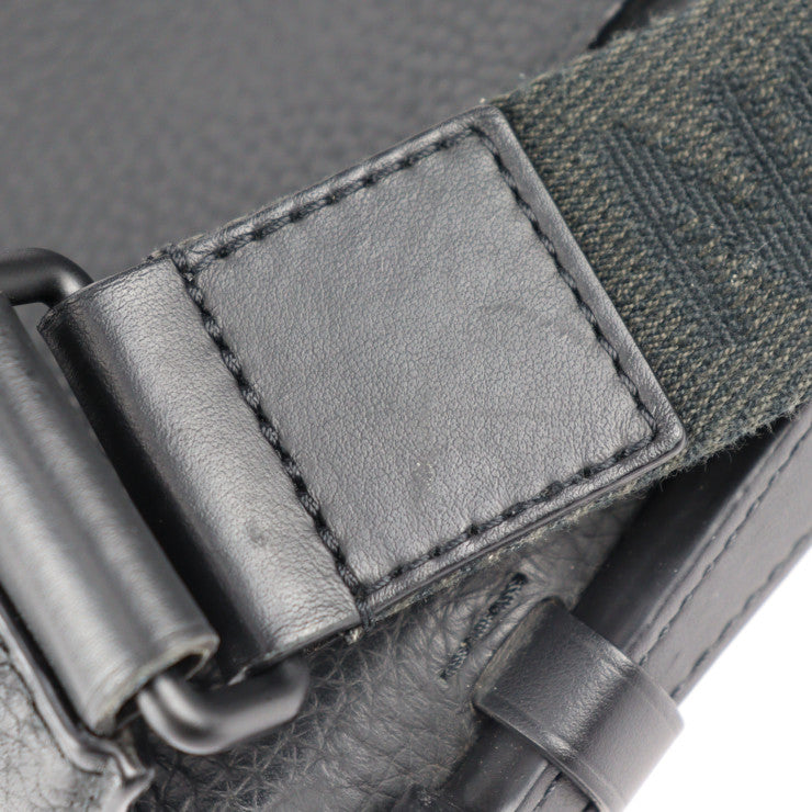 Louis Vuitton S Lock Sling Bag Monogram Waist Bag Taurillon Leather Noir