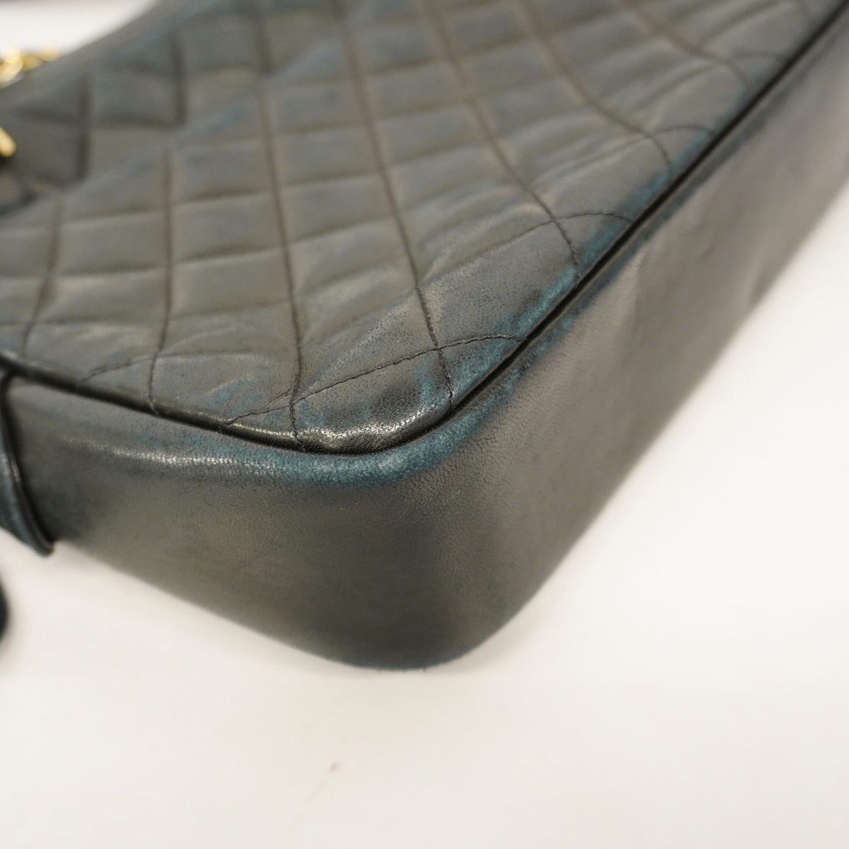Chanel Shoulder Bag Matelasse Chain Lambskin Black