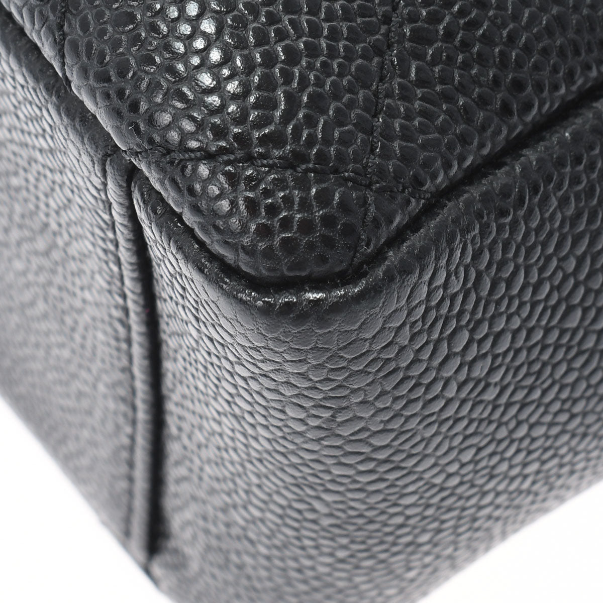 Chanel Matelasse PSt Black/gold Hardware Caviar Skin Tote Bag
