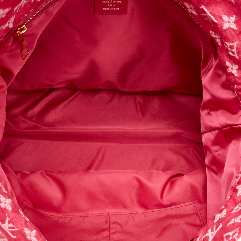 Louis Vuitton Noefle MM Denim Canvas Shoulder Bag Pink