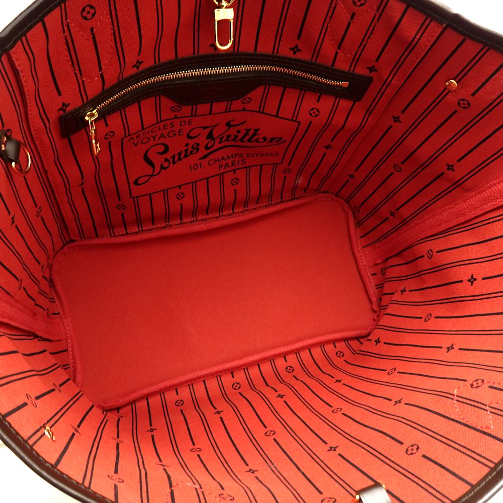 Louis Vuitton Damier Neverfull MM Ebene Tote Bag