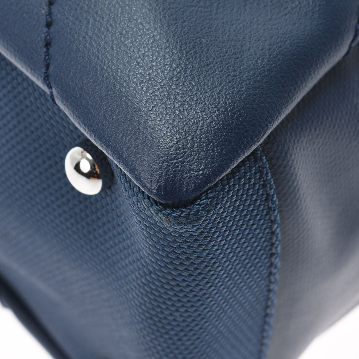 Chanel Paris Biarritz PM Blue/Silver Hardware Coated Canvas Tote Bag