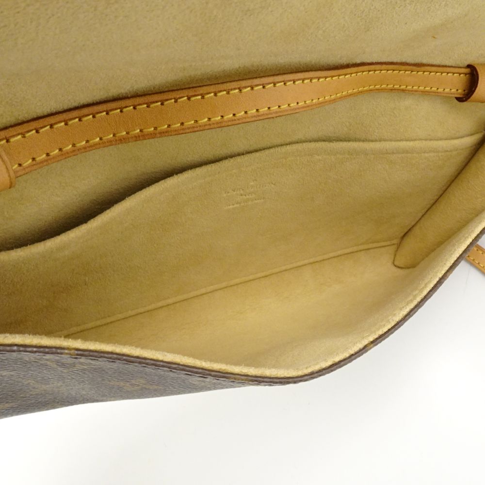 Louis Vuitton Monogram Pochette Twin GM Brown