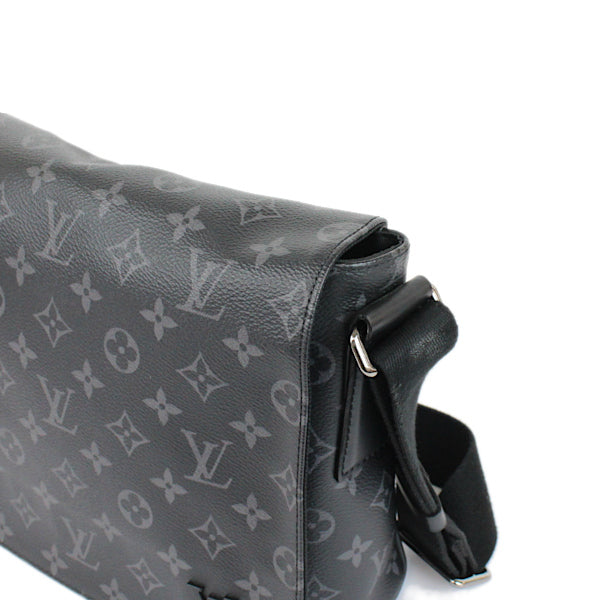 Louis Vuitton Monogram Eclipse Black District NM PM Shoulder Bag