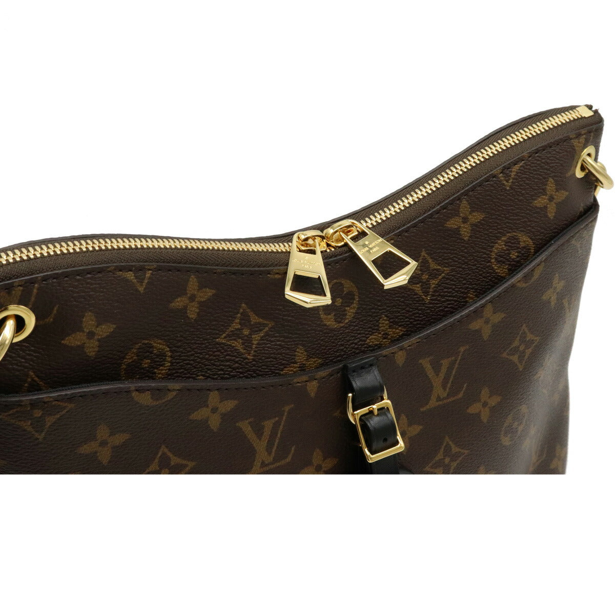 Louis Vuitton Monogram Odeon NM MM Shoulder Bag Diagonal Leather Noir Black