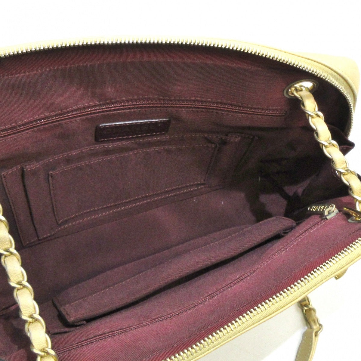 Chanel V Stitch Chevron Shoulder Bag Chain Shoulder