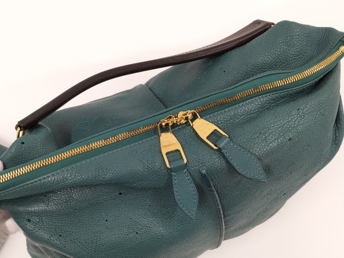 Louis Vuitton Shoulder Bag Selene MM Mahina Lagon Green