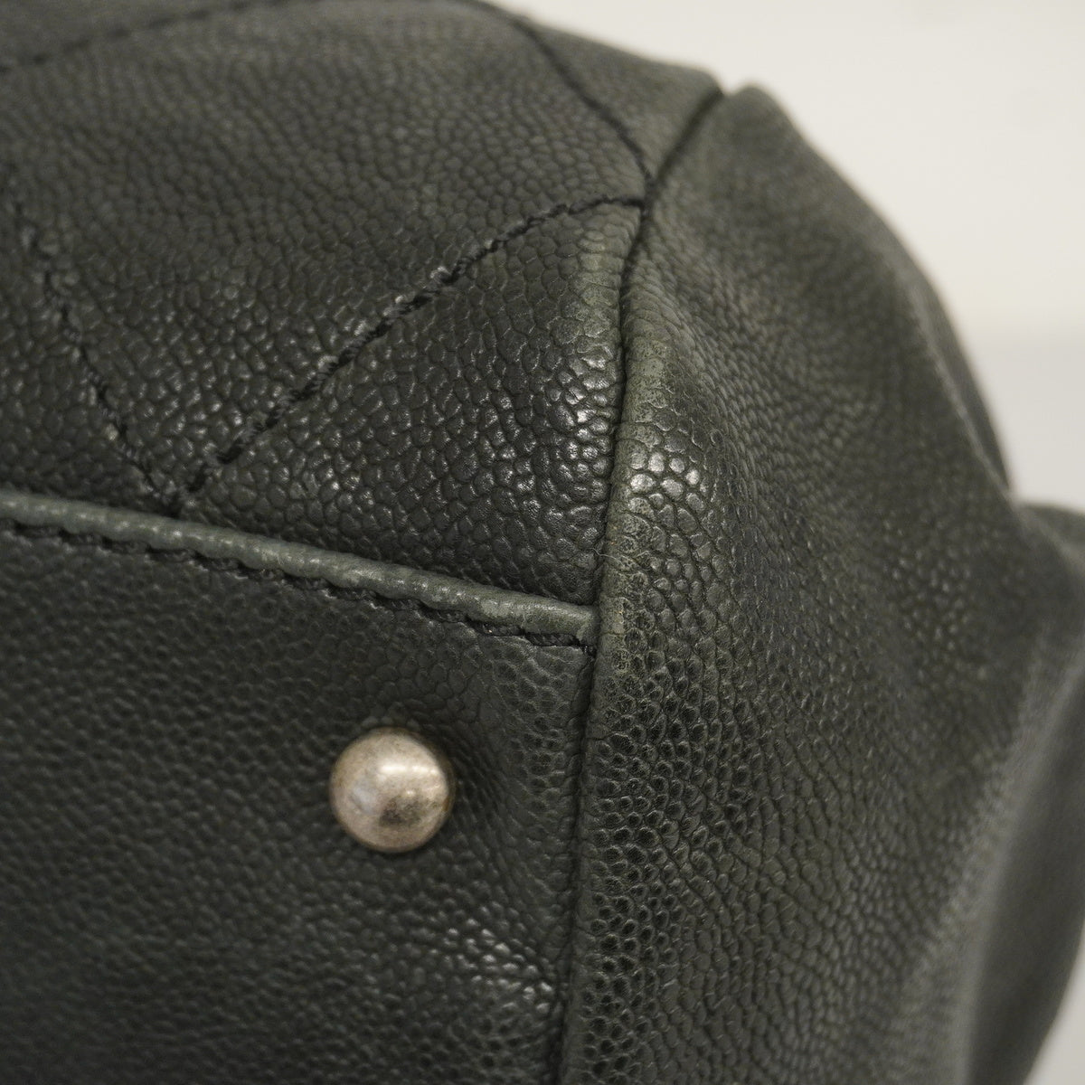 Chanel Handbag Matelasse Caviar Skin Black