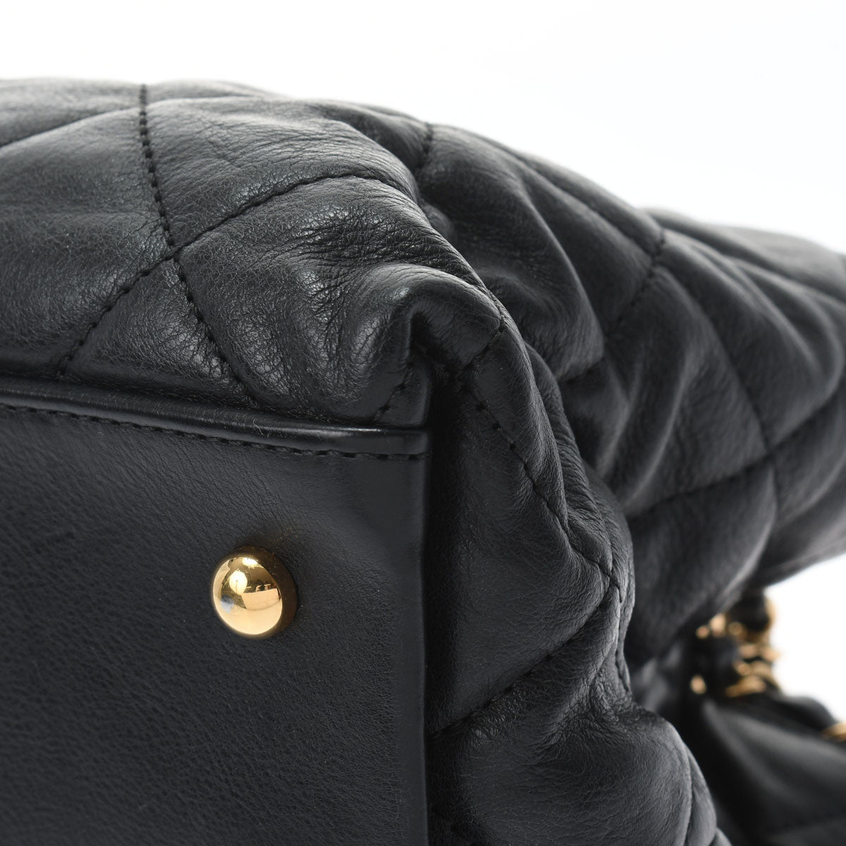 Chanel Chain Me Black/Gold Hardware Calfskin Women's Tote Bag