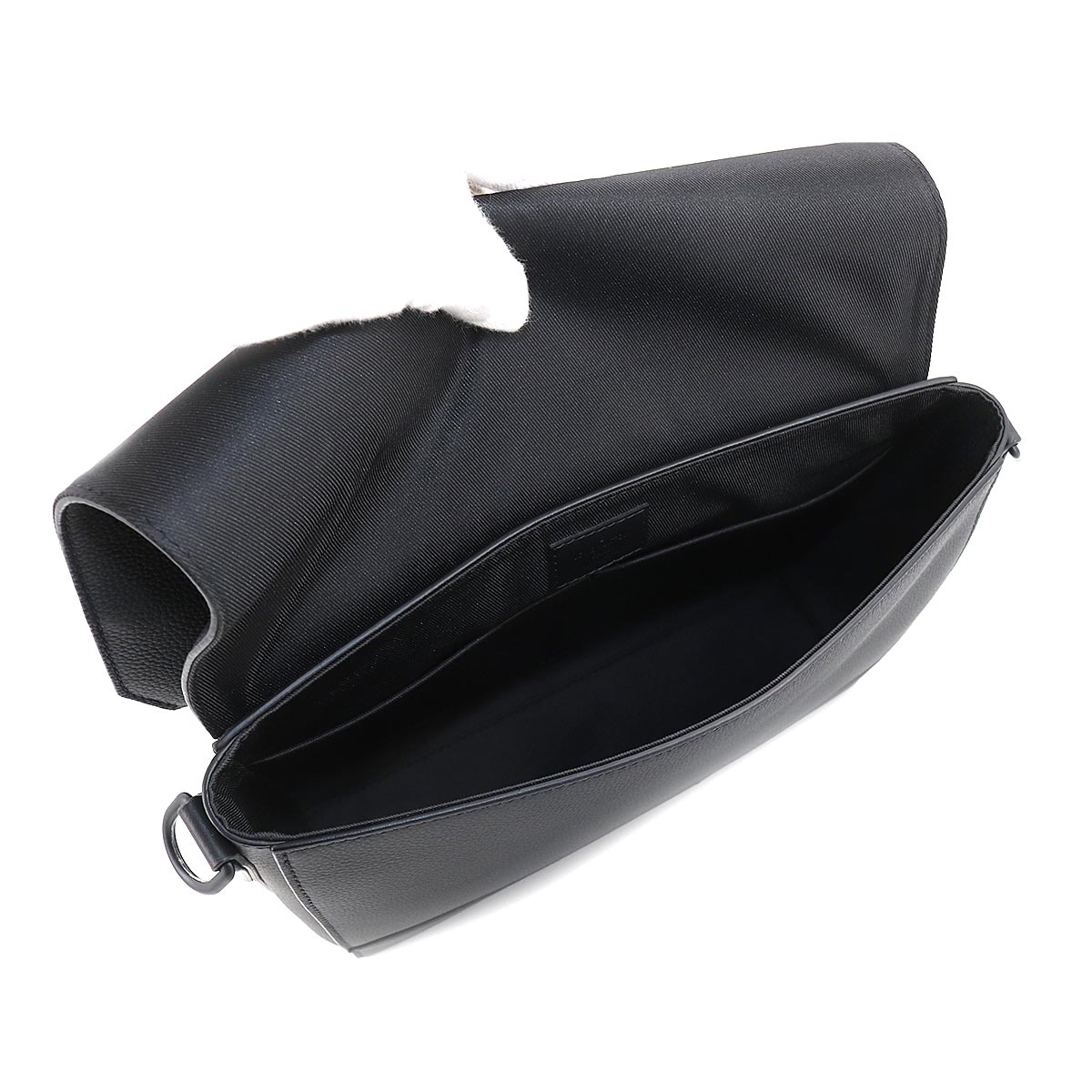Louis Vuitton Messenger Shoulder Bag Leather Black