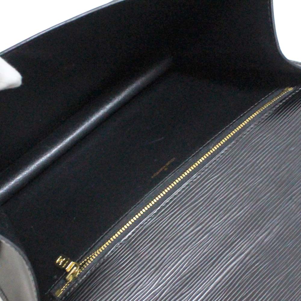 Louis Vuitton Monceau 2way Epi Handbag Noir Black Epi Leather