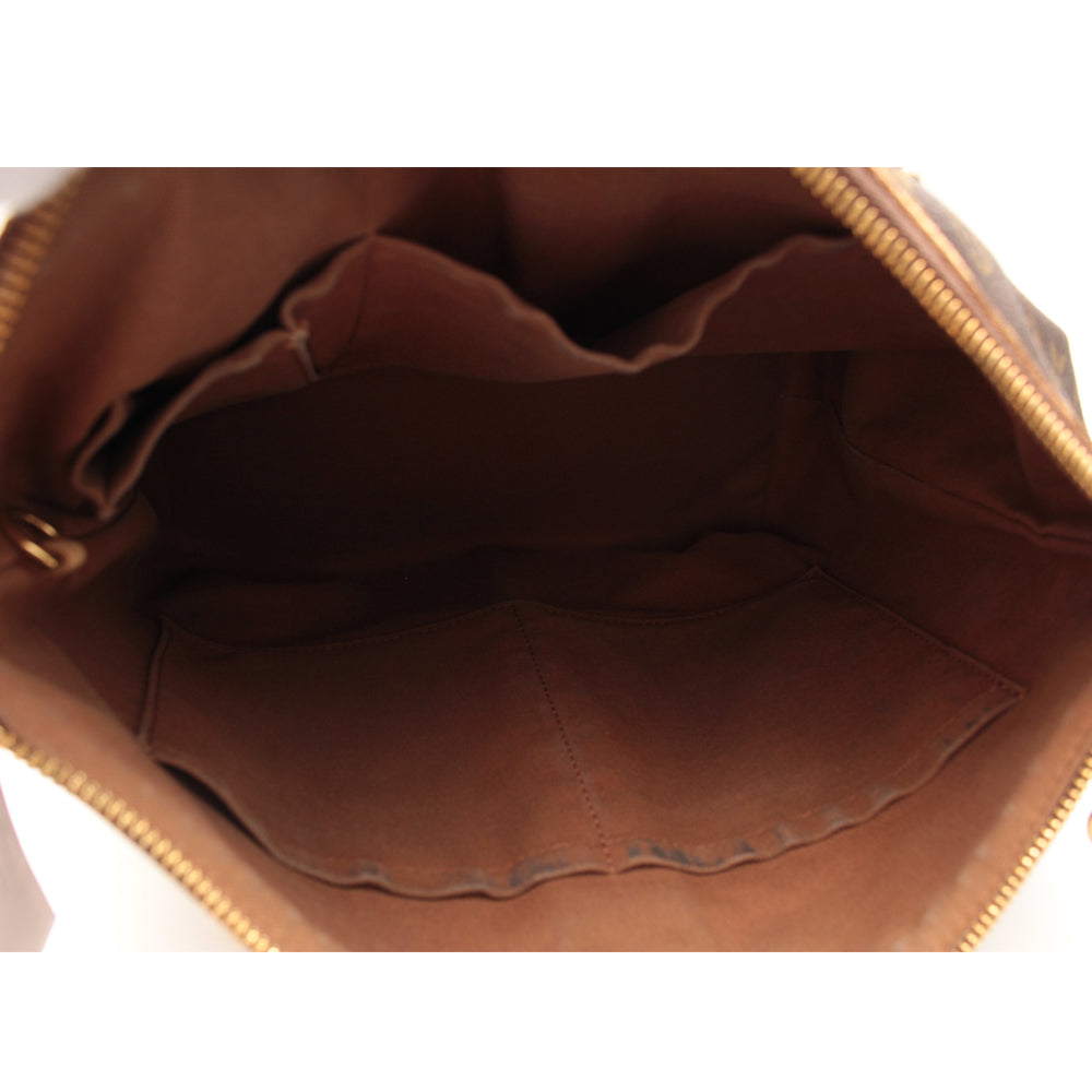 Louis Vuitton Palermo PM Monogram Handbag Brown