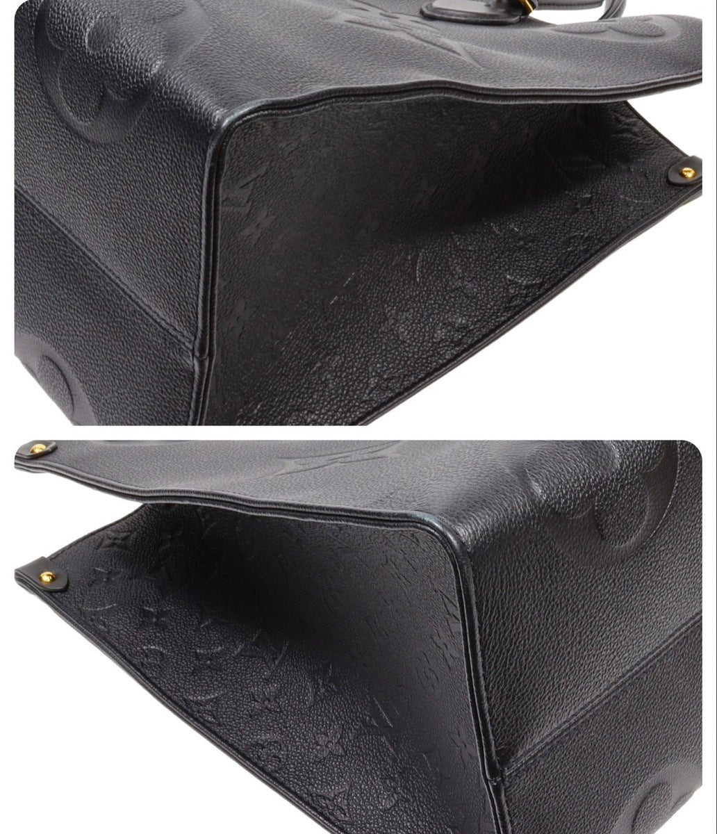 Louis Vuitton On The Go GM Tote Bag Handbag Monogram