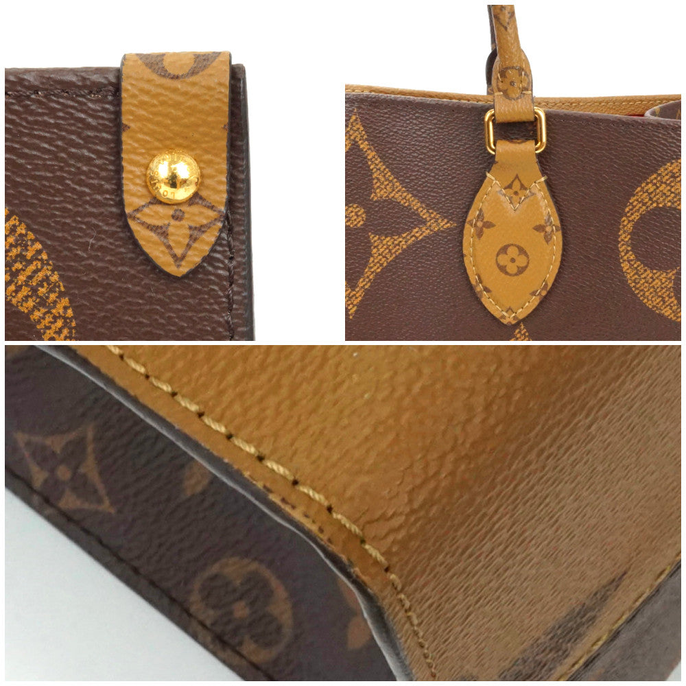 Louis Vuitton Giant On The Go GM Monogram Reverse Brown